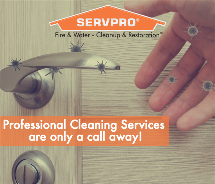 a graphic that says professional cleaning is only one call away 